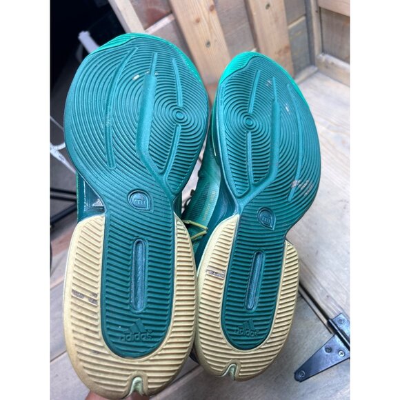 Adidas Mens Size 12 Sprint Web Adizero Green NO INSOLES - Rare Basketball Shoes - Picture 7 of 8